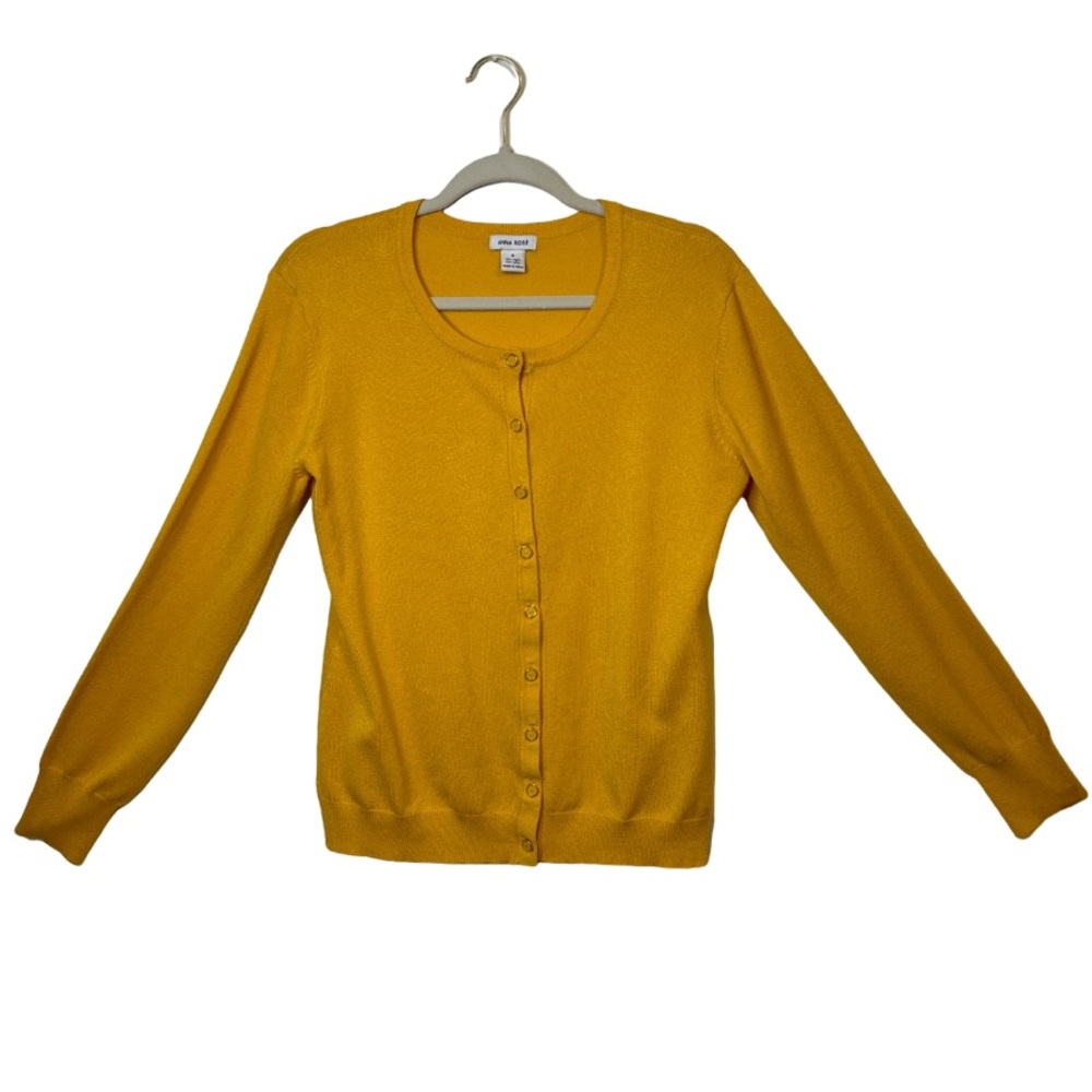 Anna Rose Women’s Yellow Cardigan/Sweater Size Small